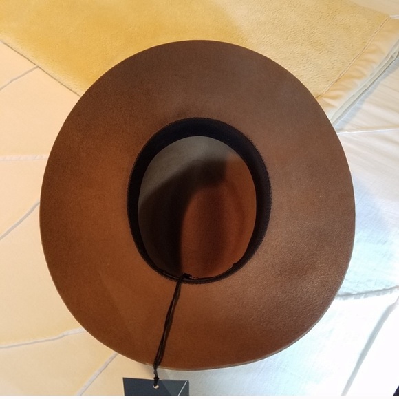 Janessa Leone Billie Hat in Camel Sz Small - Picture 7 of 8